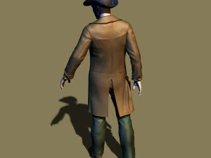 cowboy 3D Print Model
