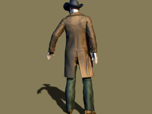 cowboy 3D Print Model
