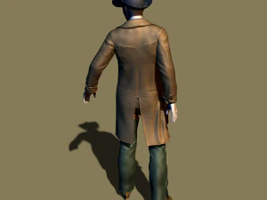 cowboy 3D Print Model