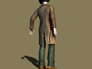 cowboy 3D Print Model