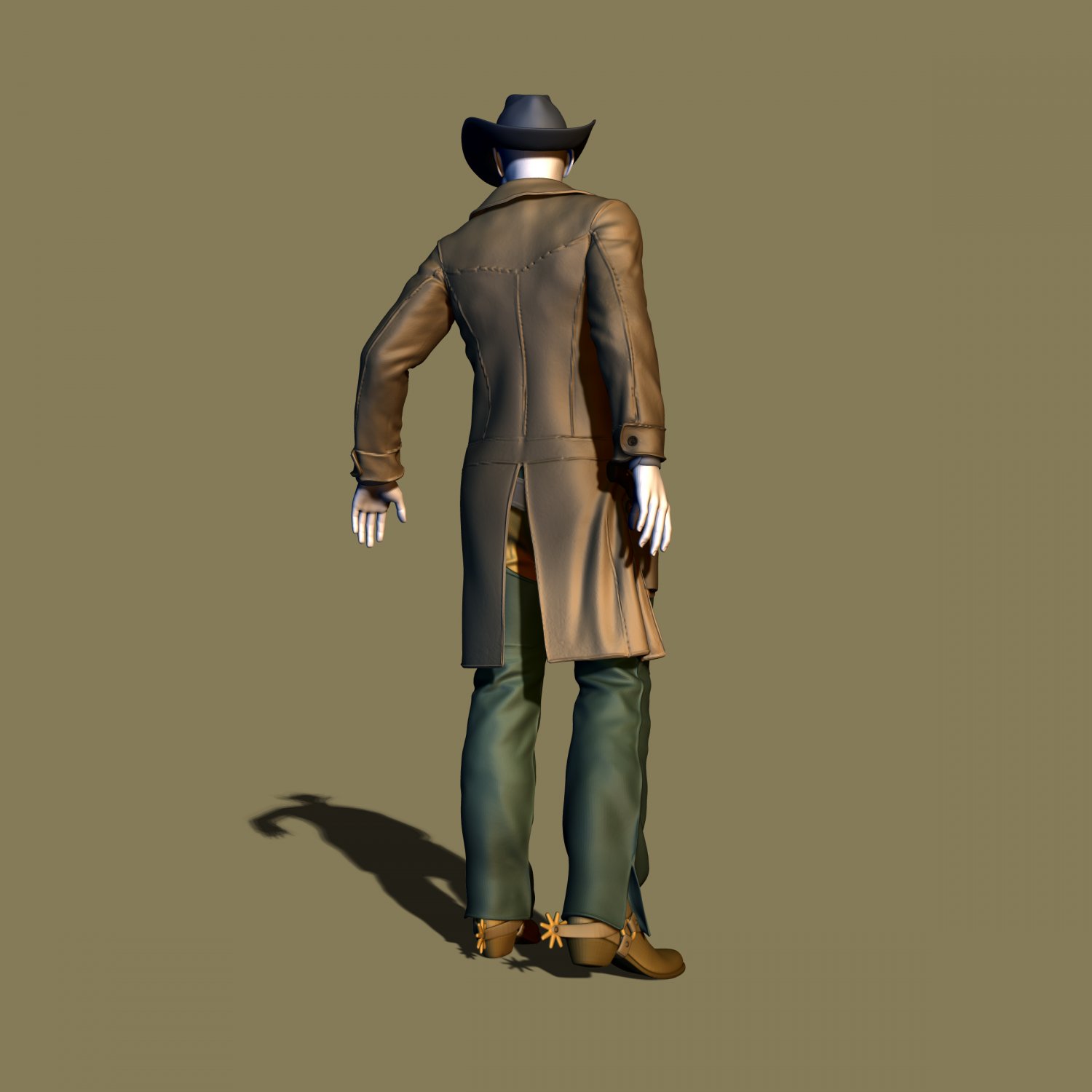 Cowboy Free 3D Model in Man 3DExport