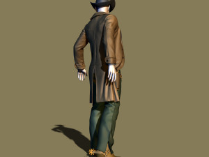 cowboy 3Dプリントモデル