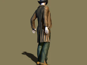 cowboy 3D Print Model