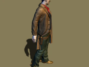 cowboy 3D Print Model