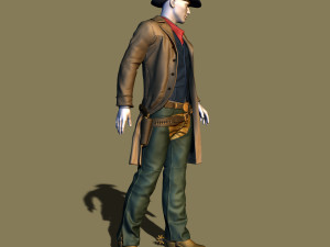 cowboy 3Dプリントモデル