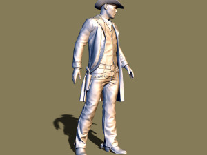 cowboy 3Dプリントモデル