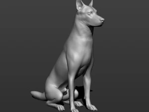 perro pastor alemán Modelo de impresión 3D