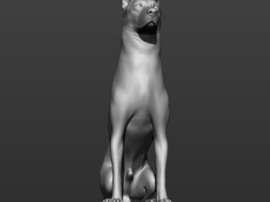 german shepherd dog 3D Druckmodell