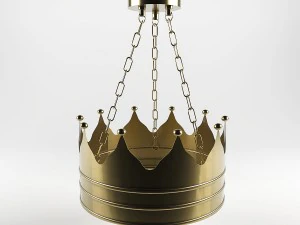 kings crown lamp 3D Model