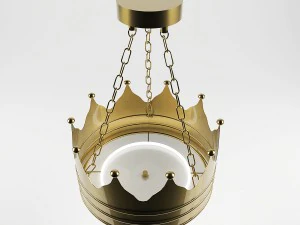 kings crown lamp 3D Model