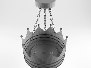 kings crown lamp Modèle 3D