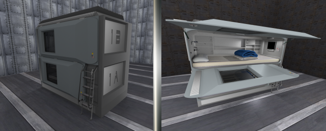 bunkbed Modèle 3D .c4d .max .obj .3ds .fbx .stl .blend 