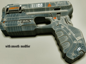 pistol 3D-Modell