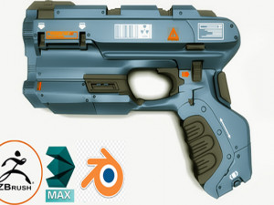 pistol 3D-Modell