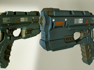 pistol 3D-Modell