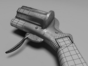 old pistol 3D Model