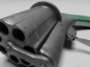 old pistol 3D Model