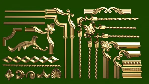 ornament1 3D Model .c4d .max .obj .3ds .fbx .stl .blend 