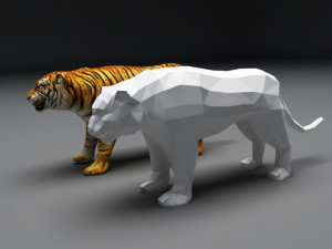 tiger 3D 模型