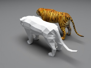 tiger 3D 模型