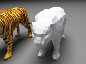 tiger 3D 模型