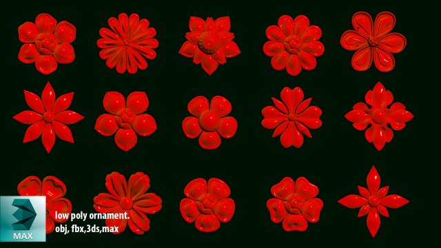 ornament1 Modello 3D .c4d .max .obj .3ds .fbx .stl .blend 