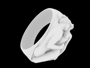 3d print ring art ring 3D 프린트 모델