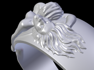 3d print ring art ring 3D 프린트 모델