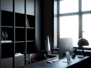 Arbeitszimmer 3D Modell