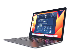 Apple Macbook Air Space Grey Modello 3D