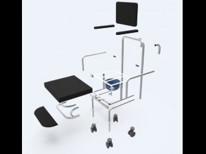 shower chair 3D Model