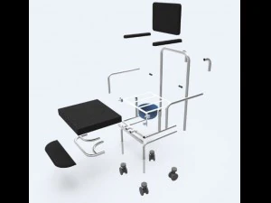shower chair 3D Model