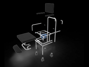 shower chair 3D Model