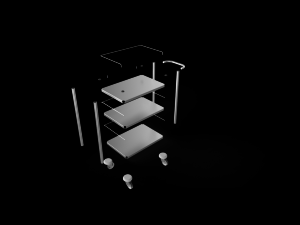 instrument table 3D Модель