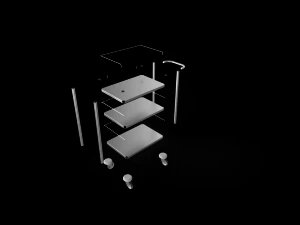 instrument table 3D Model