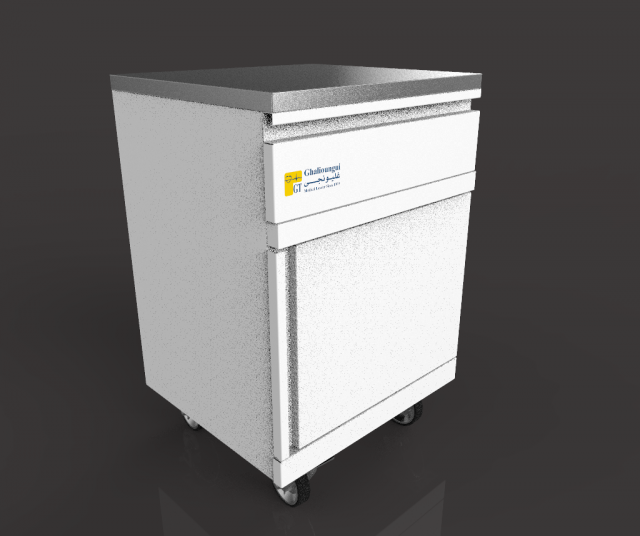 steel commode Modelo 3D .c4d .max .obj .3ds .fbx .stl .blend 
