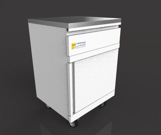 steel commode 3D Model .c4d .max .obj .3ds .fbx .stl .blend 