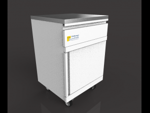 steel commode 3D 모델
