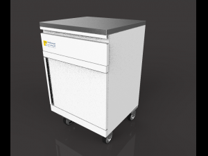 steel commode Modelo 3D