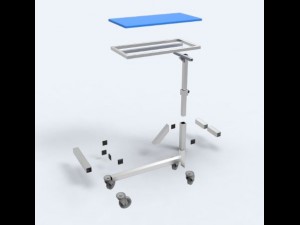 over bed table 3D Model