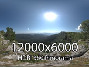hdri adygea lago naki plateau in russia texture Modello 3D