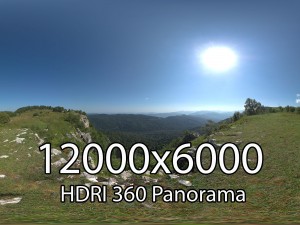 hdri adygea lago naki plateau 2 in russia texture Modello 3D