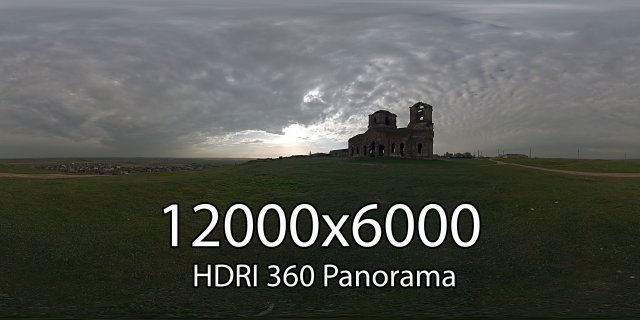 hdri abandoned church in russia texture Texturas CG .c4d .max .obj .3ds .fbx .stl .blend 