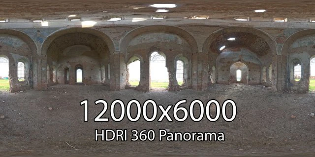 hdri abandoned church 2 in russia texture CG Textures .c4d .max .obj .3ds .fbx .stl .blend 