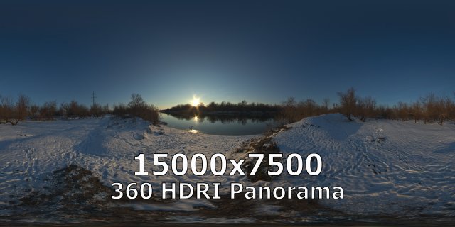hdri river sunset texture with free 32 bit sample Texturas CG .c4d .max .obj .3ds .fbx .stl .blend 