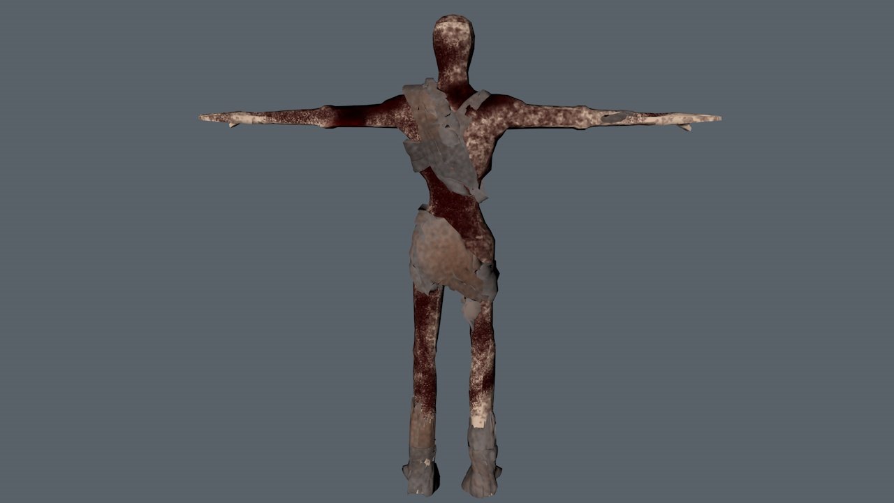 Zombie 3d model