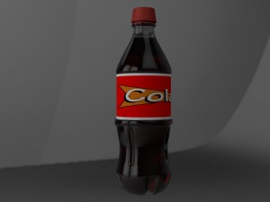 cola bottle 3D 모델