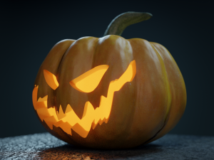 halloween pumpkin - jack-o-lantern 3Dモデル