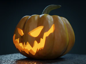 halloween pumpkin - jack-o-lantern 3D Model