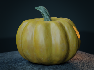 halloween pumpkin - jack-o-lantern 3Dモデル